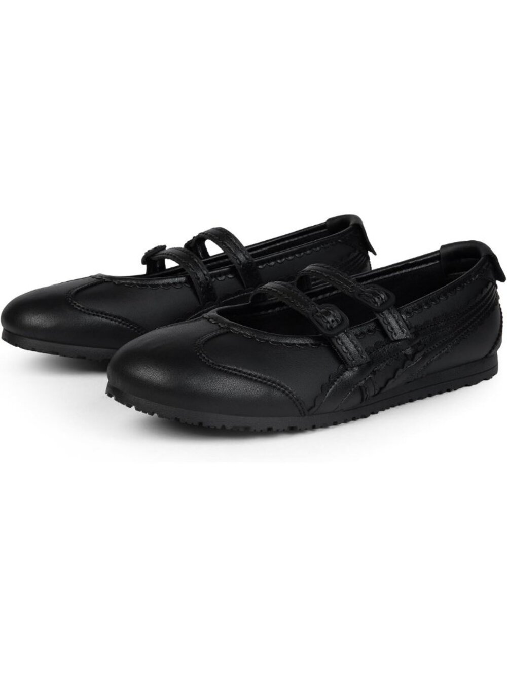 Comfortable Ballet Sneakers for Women | Mary Jane Slip-On Flats with Elastic